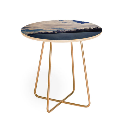 Leah Flores Grand Tetons X Colter Bay Round Side Table