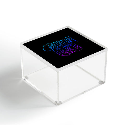 Leah Flores Gravitation Dark Acrylic Box