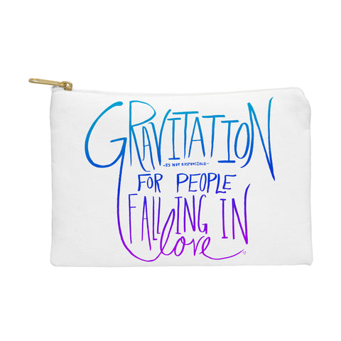 Leah Flores Gravitation White Pouch