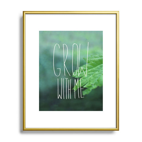 Leah Flores Grow 3 Metal Framed Art Print