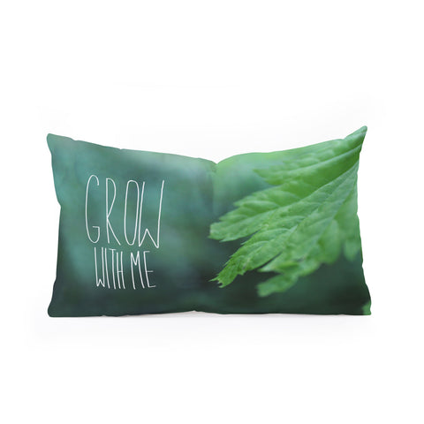 Leah Flores Grow 3 Oblong Throw Pillow