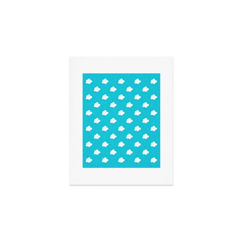 Leah Flores Happy Little Clouds Art Print