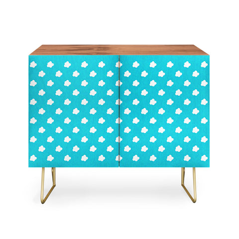 Leah Flores Happy Little Clouds Credenza