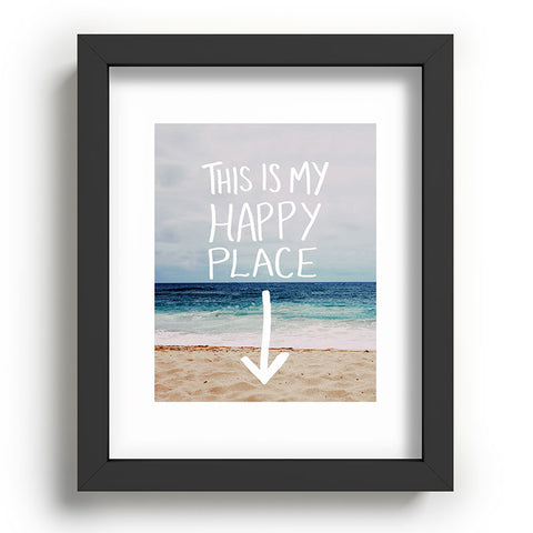 Leah Flores Happy Place X Beach Recessed Framing Rectangle