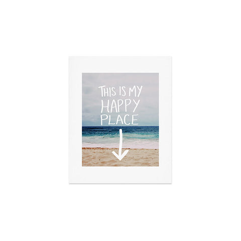 Leah Flores Happy Place X Beach Art Print