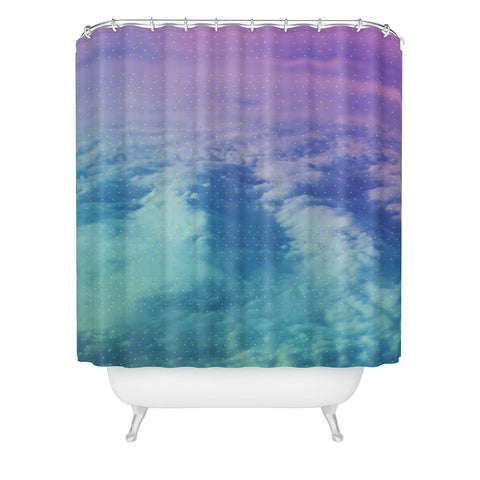 Leah Flores Head in the Clouds Shower Curtain