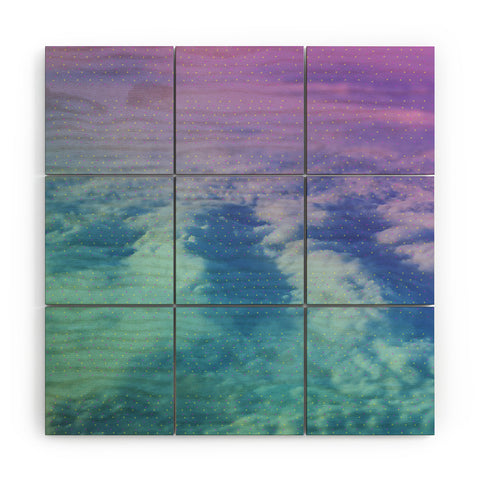 Leah Flores Head in the Clouds Wood Wall Mural