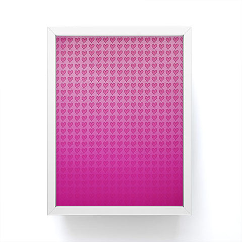 Leah Flores Heart Attack Framed Mini Art Print