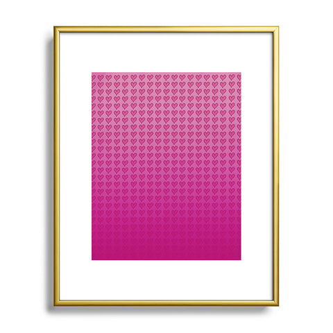 Leah Flores Heart Attack Metal Framed Art Print