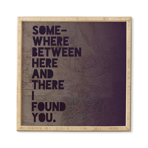 Leah Flores Here And There One Framed Wall Art