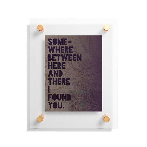 Leah Flores Here And There One Floating Acrylic Print