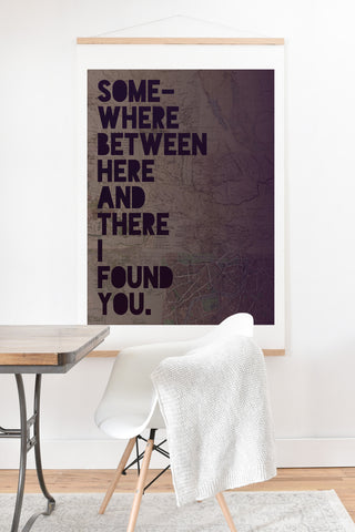 Leah Flores Here And There One Art Print And Hanger