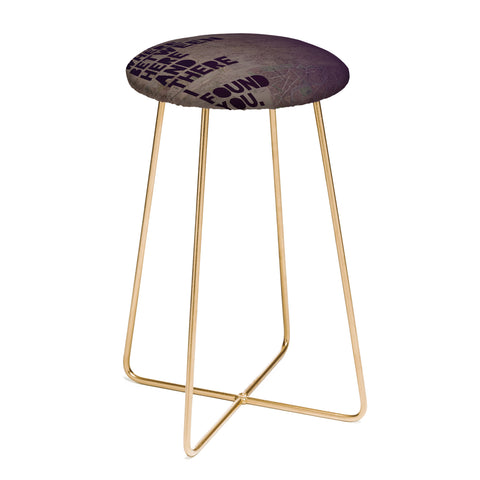 Leah Flores Here And There One Counter Stool