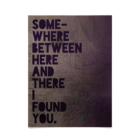 Leah Flores Here And There One Poster