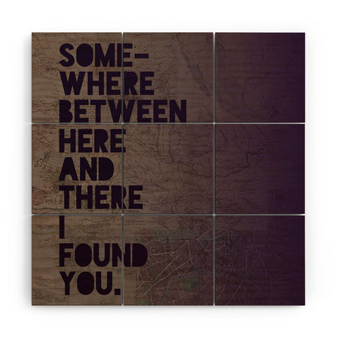 Leah Flores Here And There One Wood Wall Mural