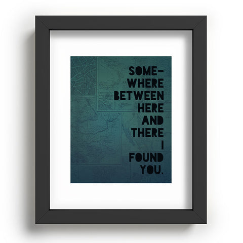 Leah Flores Here And There Two Recessed Framing Rectangle