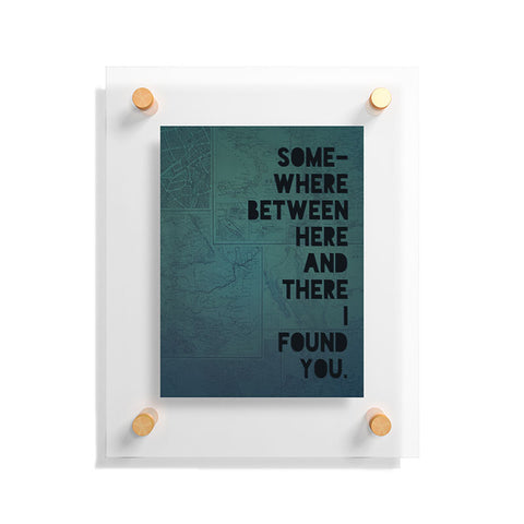 Leah Flores Here And There Two Floating Acrylic Print