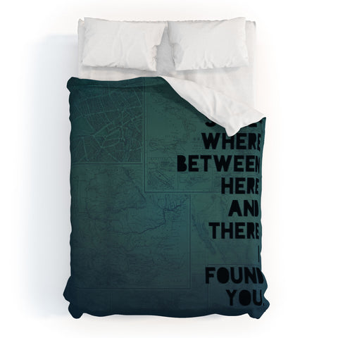 Leah Flores Here And There Two Duvet Cover