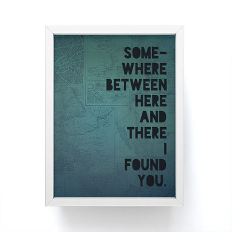 Leah Flores Here And There Two Framed Mini Art Print