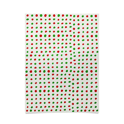 Leah Flores Holiday Polka Dots Poster