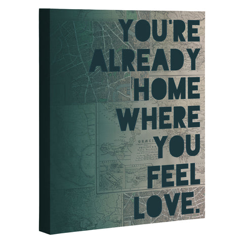 Leah Flores Home 1 Art Canvas