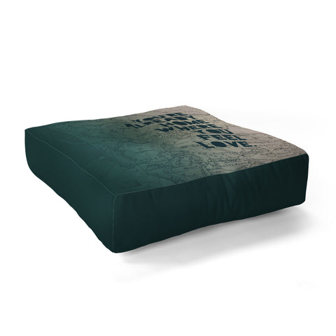 Leah Flores Home 1 Floor Pillow Square