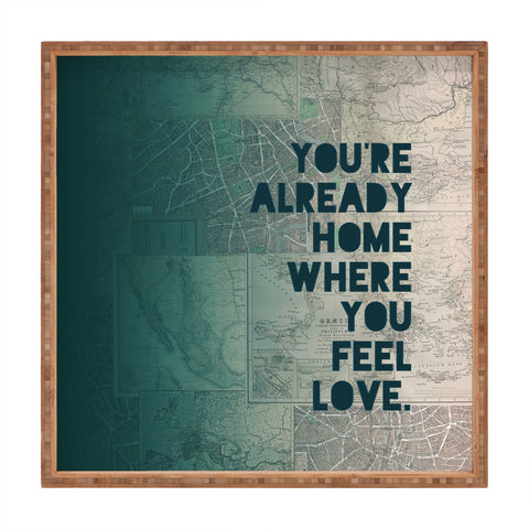 Leah Flores Home 1 Square Tray