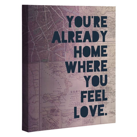 Leah Flores Home 2 Art Canvas