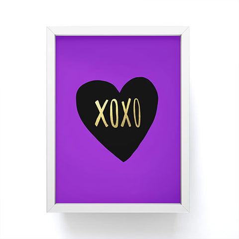 Leah Flores I Love You Like XO Framed Mini Art Print
