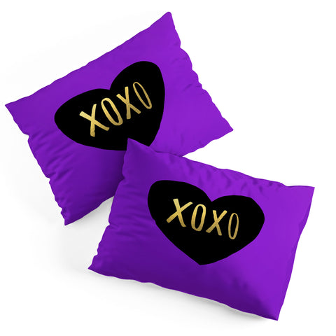Leah Flores I Love You Like XO Pillow Shams