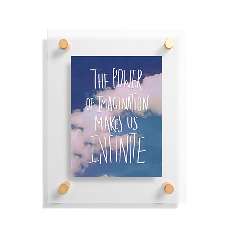 Leah Flores Imagination Power Floating Acrylic Print
