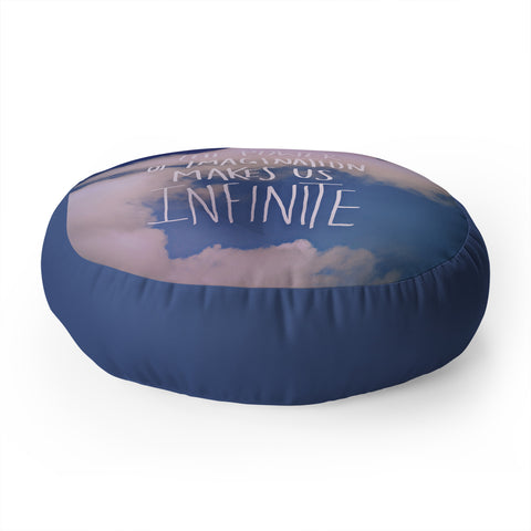 Leah Flores Imagination Power Floor Pillow Round