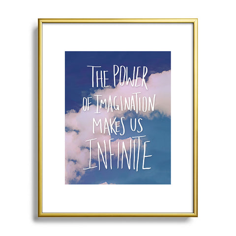 Leah Flores Imagination Power Metal Framed Art Print