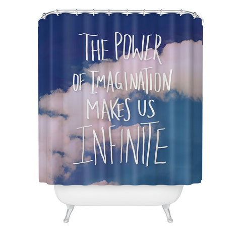 Leah Flores Imagination Power Shower Curtain