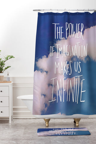 Leah Flores Imagination Power Shower Curtain And Mat