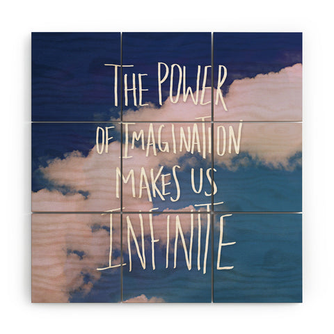 Leah Flores Imagination Power Wood Wall Mural