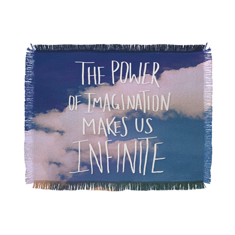 Leah Flores Imagination Power Throw Blanket
