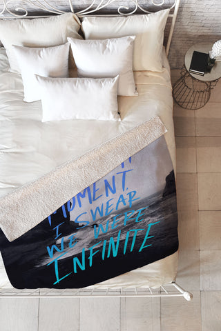 Leah Flores Infinite Fleece Throw Blanket