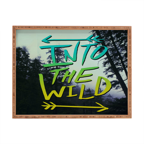 Leah Flores Into The Wild 2 Rectangular Tray
