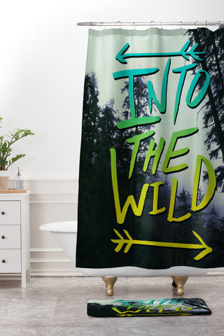 Leah Flores Into The Wild 2 Shower Curtain And Mat