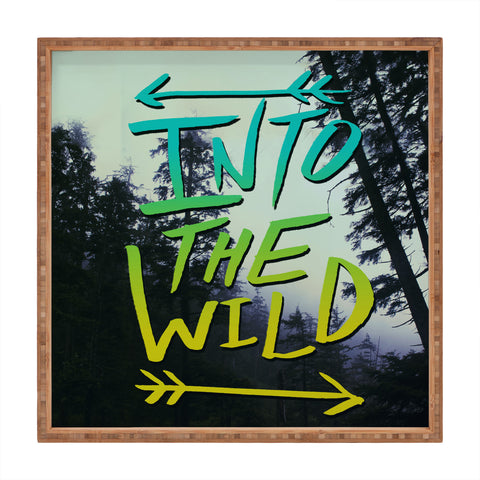 Leah Flores Into The Wild 2 Square Tray