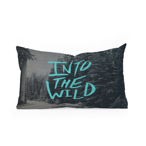 Leah Flores Into The Wild 3 Oblong Throw Pillow