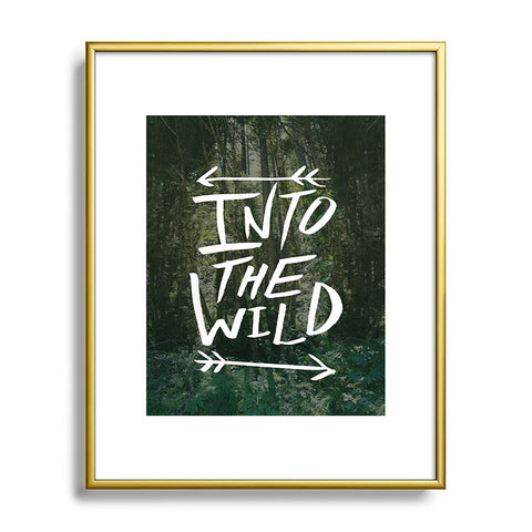 Leah Flores Into The Wild Metal Framed Art Print
