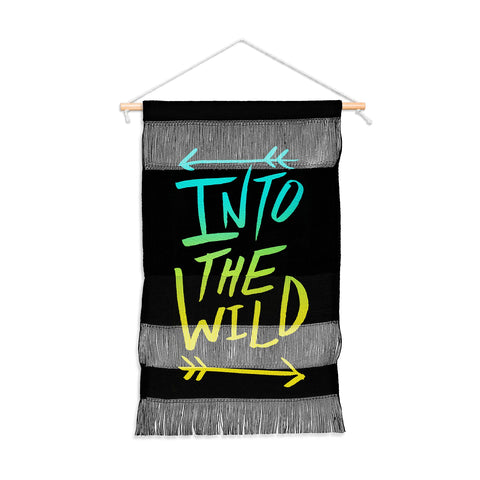 Leah Flores Into The Wild Teal And Gold Wall Hanging Portrait