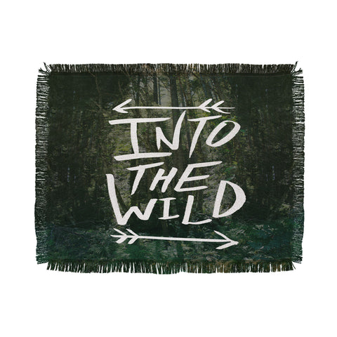 Leah Flores Into The Wild Throw Blanket