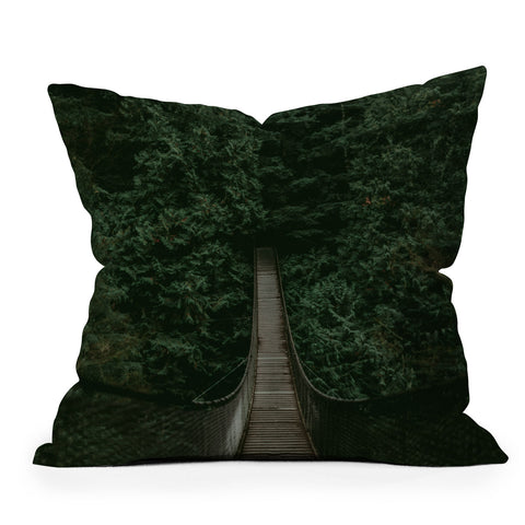 Leah Flores Into the Wilderness I Outdoor Throw Pillow