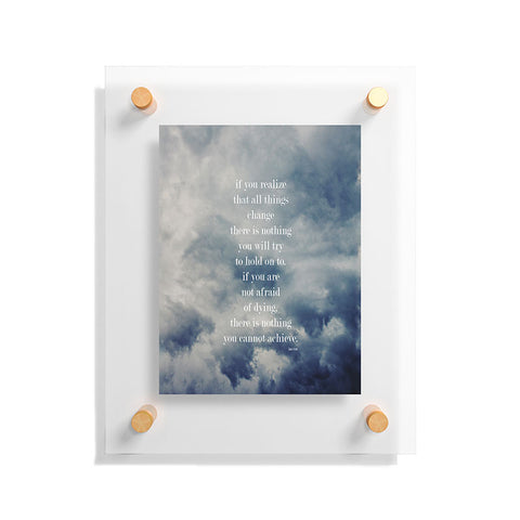 Leah Flores Lao Tzu Floating Acrylic Print