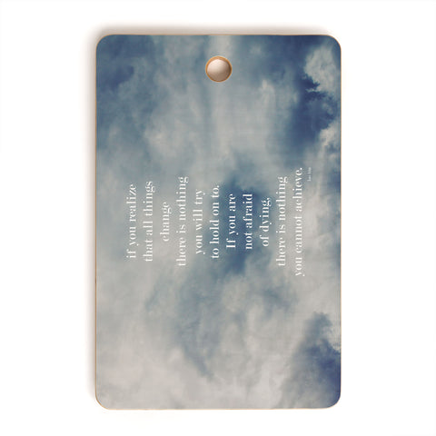 Leah Flores Lao Tzu Cutting Board Rectangle