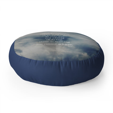 Leah Flores Lao Tzu Floor Pillow Round