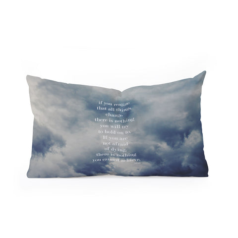 Leah Flores Lao Tzu Oblong Throw Pillow